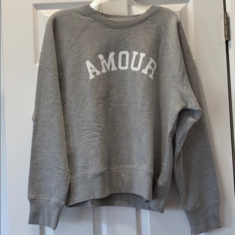 Zadig & Voltaire L Amour Gray Sweatshirt
